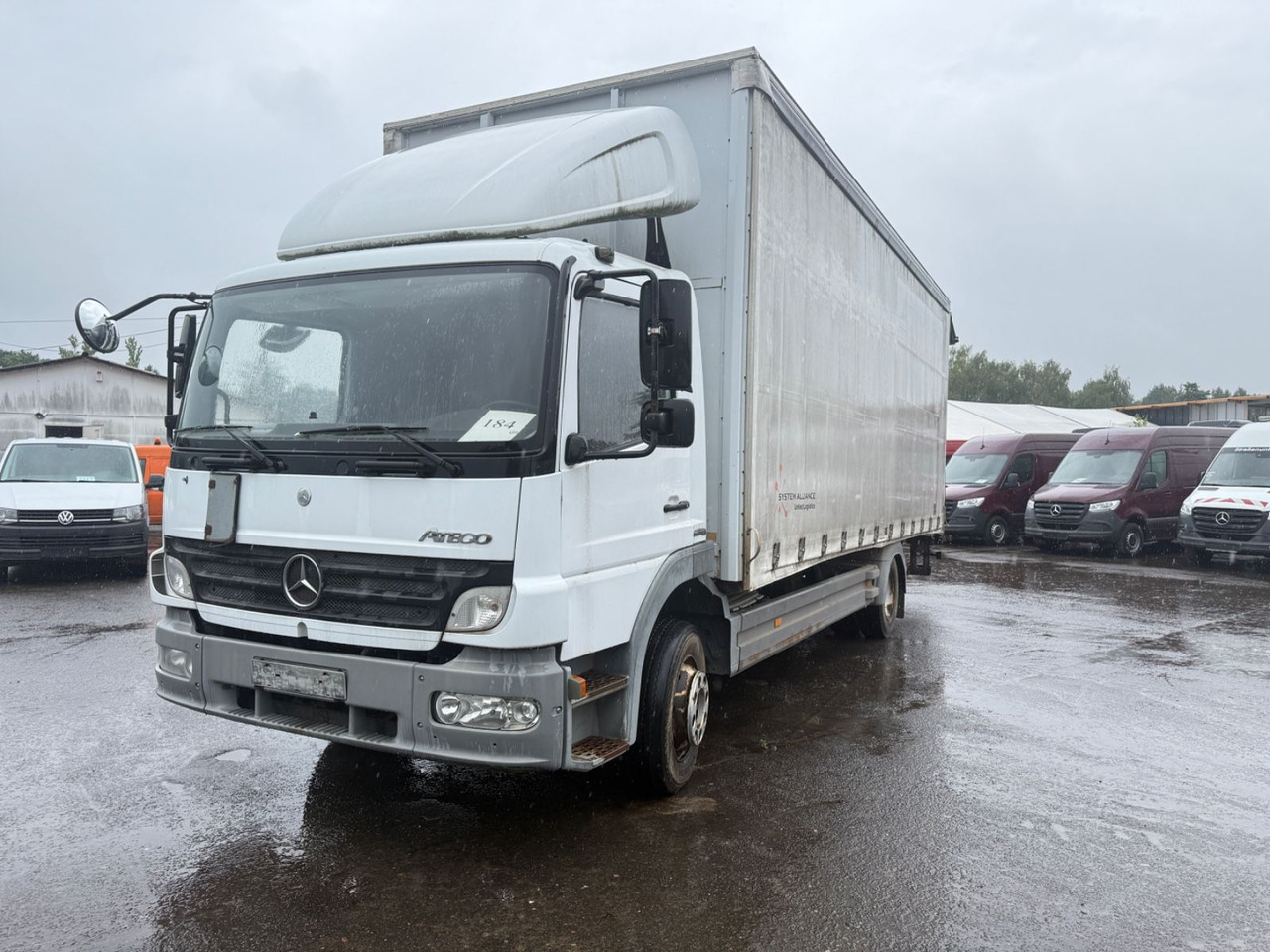 Mercedes-Benz Atego 1222 LbW Klima - Φορτηγό μουσαμάς: φωτογραφία 3 Mercedes-Benz Atego 1222 LbW Klima - Φορτηγό μουσαμάς: φωτογραφία 3