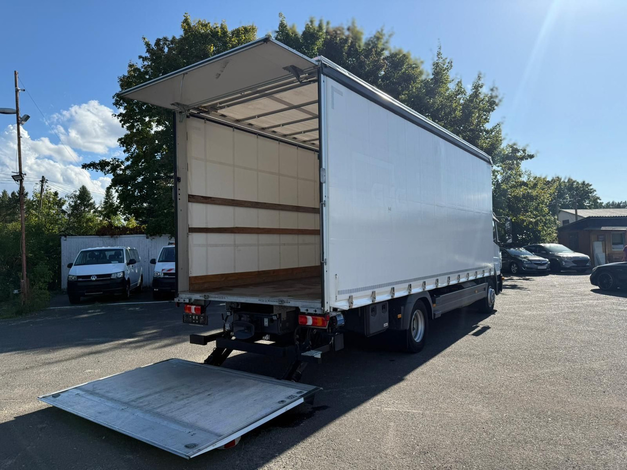 Φορτηγό μουσαμάς Mercedes-Benz Atego 1224 OM936 4x2 18 TKM: φωτογραφία 8