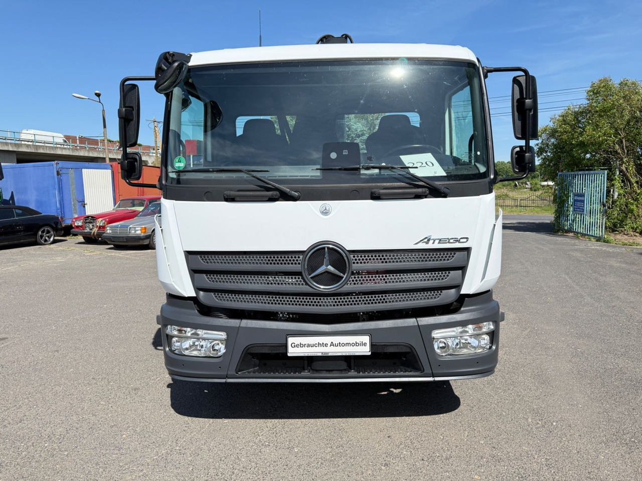 Mercedes-Benz Atego 1224 mit Kipper Kran - Φορτηγό ανατρεπόμενο, Φορτηγό με γερανό: φωτογραφία 1 Mercedes-Benz Atego 1224 mit Kipper Kran - Φορτηγό ανατρεπόμενο, Φορτηγό με γερανό: φωτογραφία 1