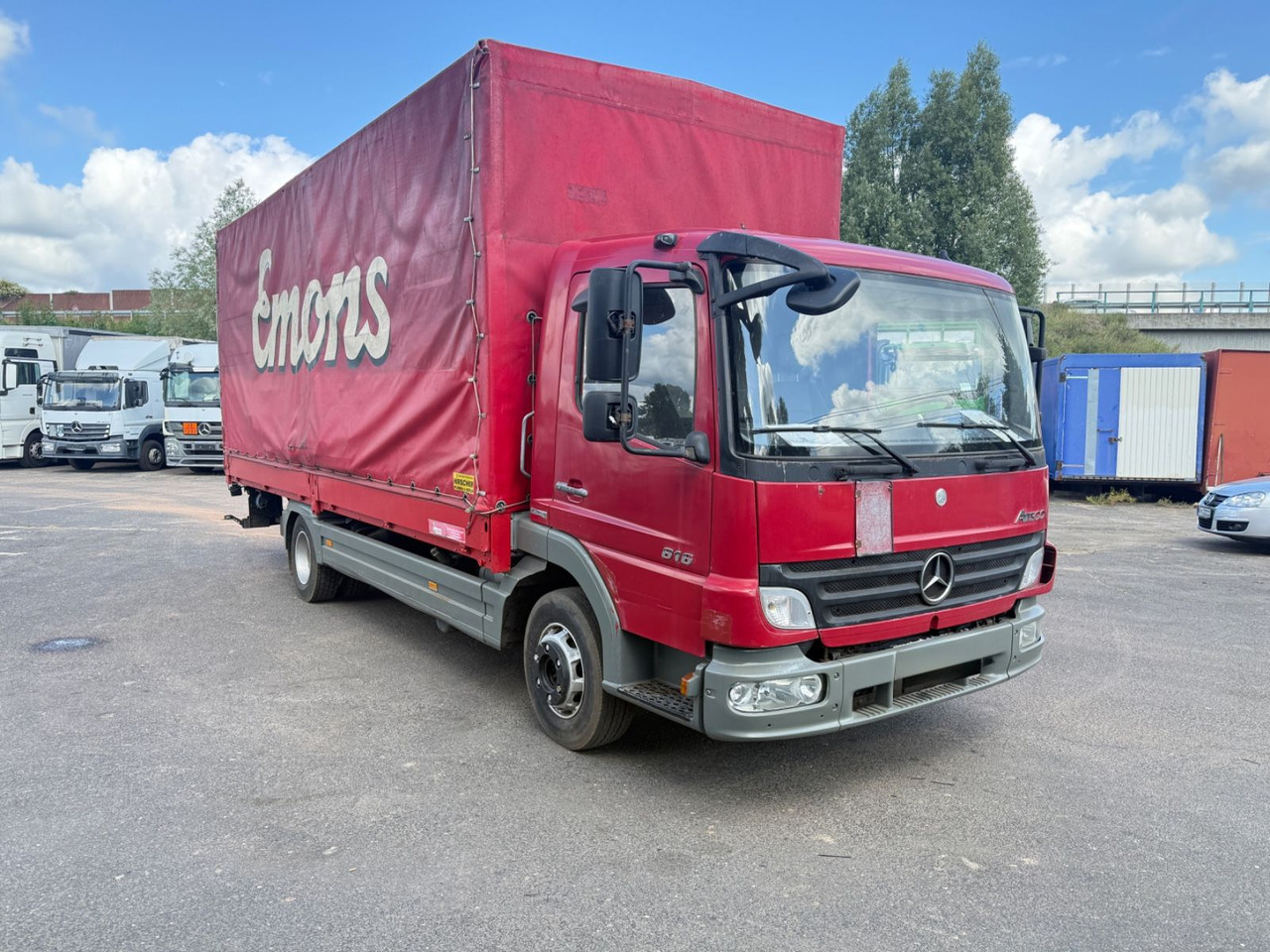 Mercedes-Benz Atego 816 L Lbw Tempomat - Φορτηγό μουσαμάς: φωτογραφία 2 Mercedes-Benz Atego 816 L Lbw Tempomat - Φορτηγό μουσαμάς: φωτογραφία 2