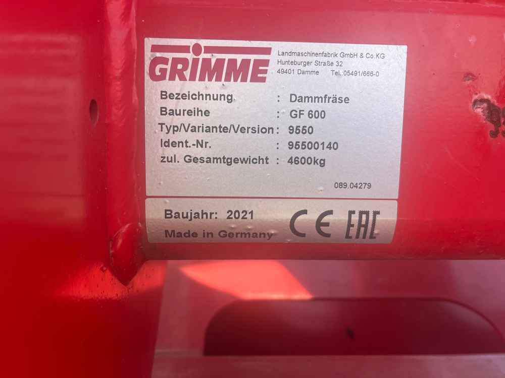Grimme GF 600 - Μηχανή συγκομιδής: φωτογραφία 3 Grimme GF 600 - Μηχανή συγκομιδής: φωτογραφία 3