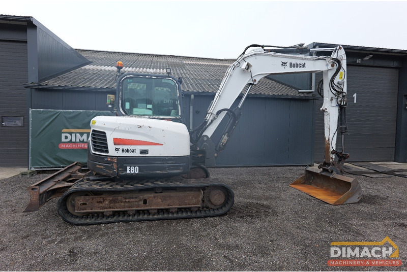 Bobcat E80 EA Airco - centrale smering - Verachtert CW10 hydraulische snelwissel - Εκσκαφέας: φωτογραφία 2 Bobcat E80 EA Airco - centrale smering - Verachtert CW10 hydraulische snelwissel - Εκσκαφέας: φωτογραφία 2