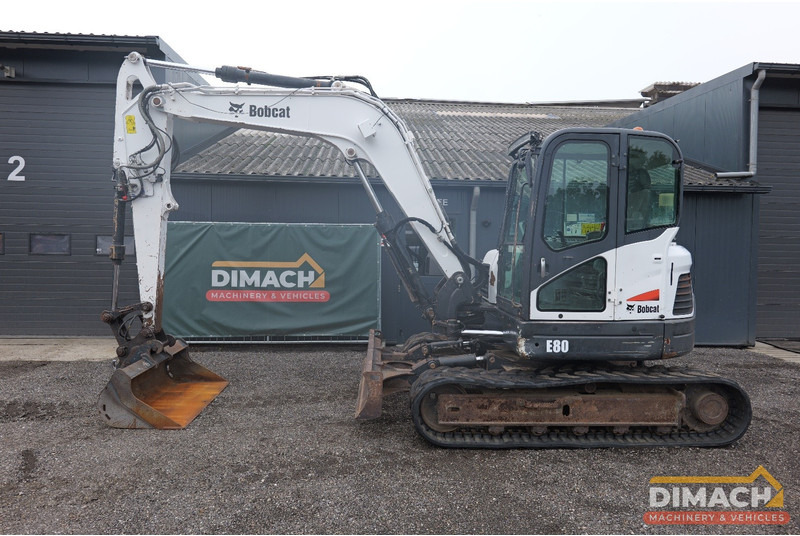 Bobcat E80 EA Airco - centrale smering - Verachtert CW10 hydraulische snelwissel - Εκσκαφέας: φωτογραφία 1 Bobcat E80 EA Airco - centrale smering - Verachtert CW10 hydraulische snelwissel - Εκσκαφέας: φωτογραφία 1