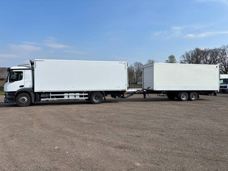 Mercedes-Benz Antos 1833 Euro6 4x2 + anhanger koffer - Φορτηγό κόφα: φωτογραφία 1 Mercedes-Benz Antos 1833 Euro6 4x2 + anhanger koffer - Φορτηγό κόφα: φωτογραφία 1