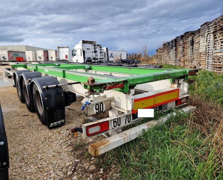 Asca CHARIOT COULISSANT - Επικαθήμενο μεταφοράς εμπορευματοκιβωτίων/ Κινητό αμάξωμα: φωτογραφία 1 Asca CHARIOT COULISSANT - Επικαθήμενο μεταφοράς εμπορευματοκιβωτίων/ Κινητό αμάξωμα: φωτογραφία 1