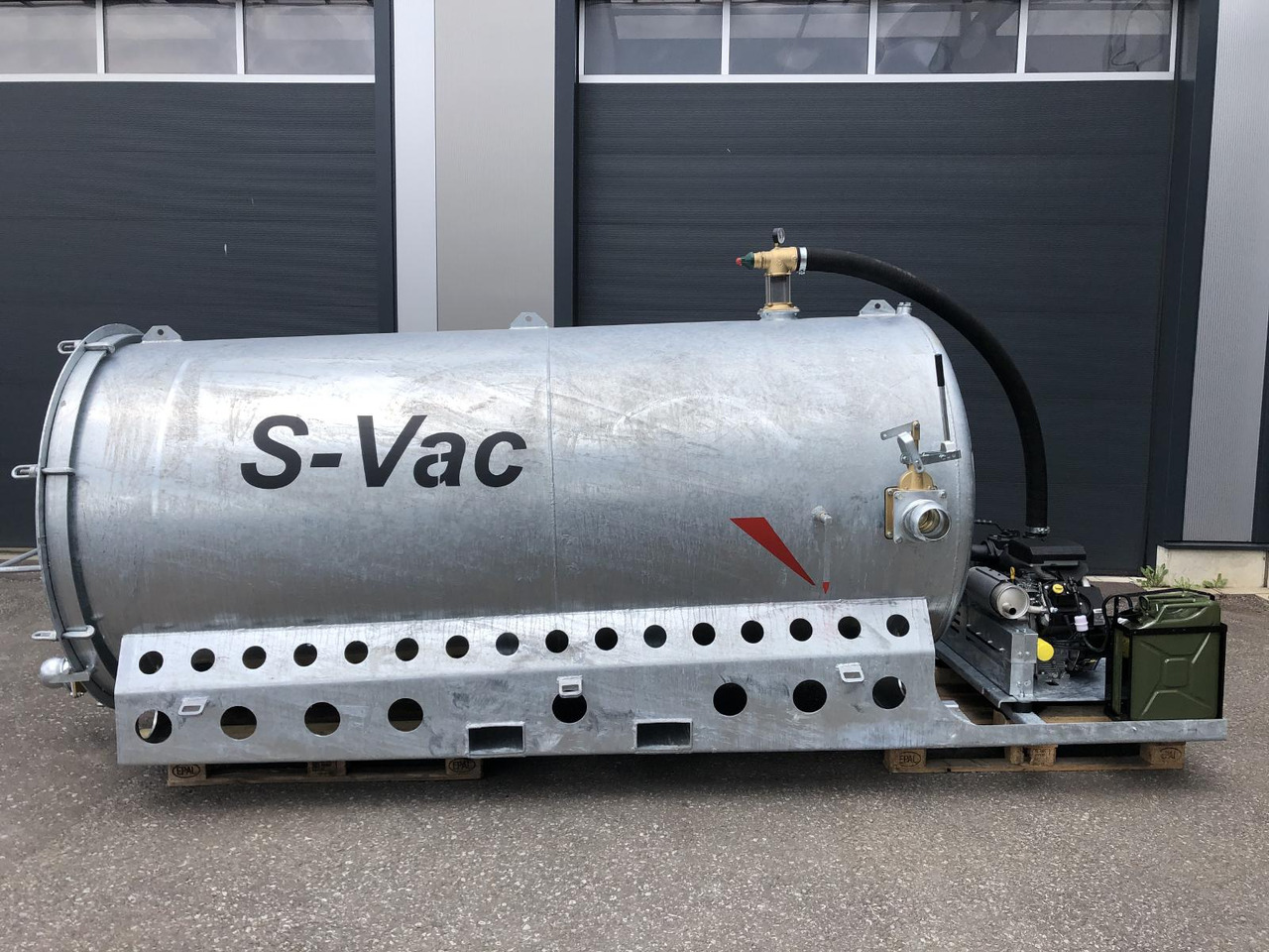 S-Vac 5,0m³ Saugfass 5000l Vakuumfass / Saugfass/ S-Vac - Εμπορευματοκιβώτιο-δεξαμενή: φωτογραφία 1 S-Vac 5,0m³ Saugfass 5000l Vakuumfass / Saugfass/ S-Vac - Εμπορευματοκιβώτιο-δεξαμενή: φωτογραφία 1