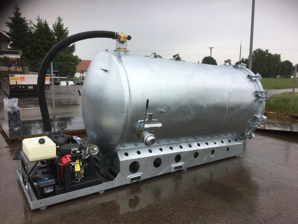 S-Vac 5,0m³ Saugfass 5000l Vakuumfass / Saugfass/ S-Vac - Εμπορευματοκιβώτιο-δεξαμενή: φωτογραφία 2 S-Vac 5,0m³ Saugfass 5000l Vakuumfass / Saugfass/ S-Vac - Εμπορευματοκιβώτιο-δεξαμενή: φωτογραφία 2