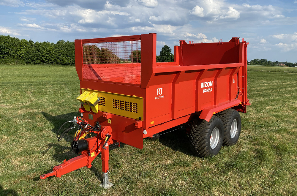 Roltrans Miststreuer / Manure spreader / Epandeur à fumier / Spandiletame / Разбрасыватель органических удобрений / Rozrzutnik obornika N250S/5 10 t - Κοπροδιανομέας: φωτογραφία 1 Roltrans Miststreuer / Manure spreader / Epandeur à fumier / Spandiletame / Разбрасыватель органических удобрений / Rozrzutnik obornika N250S/5 10 t - Κοπροδιανομέας: φωτογραφία 1