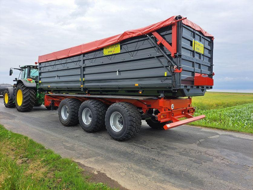 Techmont Anhänger / Trailer / Remorque / Rimorchio / Прицеп / Przyczepa tridem PTW 21 t - Ανατρεπόμενη ρυμούλκα για τρακτέρ: φωτογραφία 1 Techmont Anhänger / Trailer / Remorque / Rimorchio / Прицеп / Przyczepa tridem PTW 21 t - Ανατρεπόμενη ρυμούλκα για τρακτέρ: φωτογραφία 1