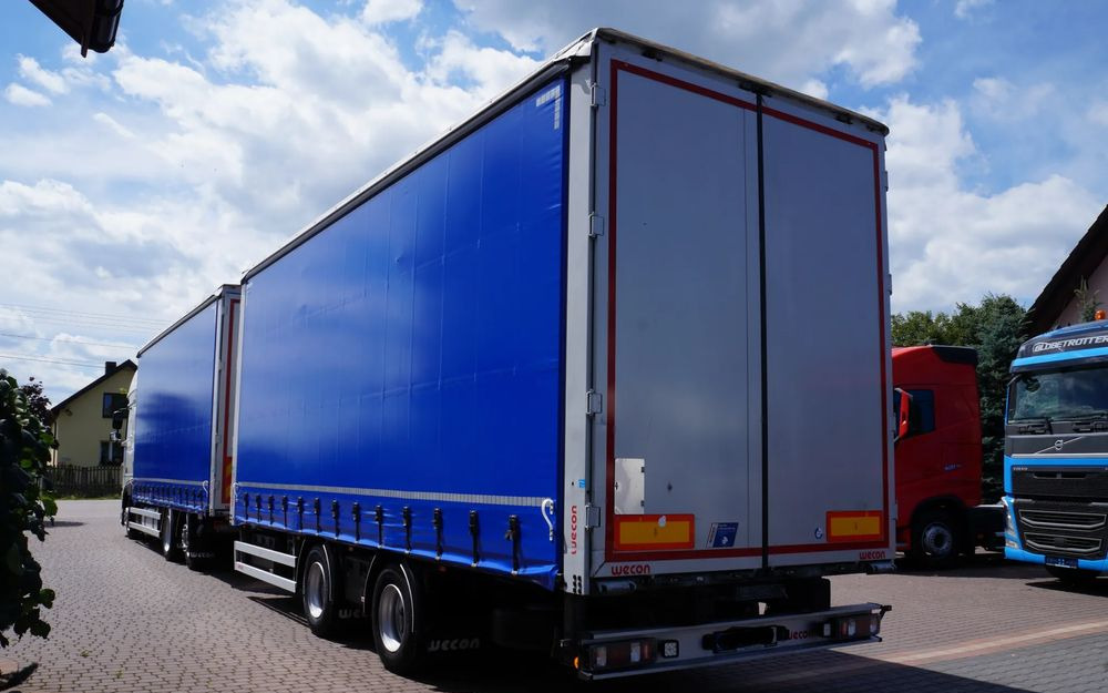 DAF XF 480 EURO 6 ZESTAW TANDEM PRZEJAZDOWY 120 M3 7,7 M + 7,7 M WECON - Φορτηγό μουσαμάς: φωτογραφία 3 DAF XF 480 EURO 6 ZESTAW TANDEM PRZEJAZDOWY 120 M3 7,7 M + 7,7 M WECON - Φορτηγό μουσαμάς: φωτογραφία 3
