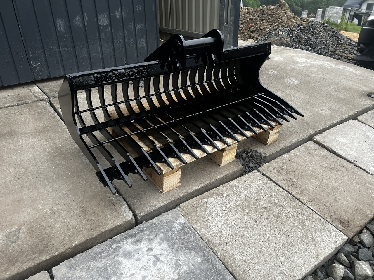 Łyżka skarpowa ażurowa, grabie 120cm 2,6-3,5t - Κουβάς για εκσκαφέα για Κουβάς για εκσκαφέα: φωτογραφία 1 Łyżka skarpowa ażurowa, grabie 120cm 2,6-3,5t - Κουβάς για εκσκαφέα για Κουβάς για εκσκαφέα: φωτογραφία 1