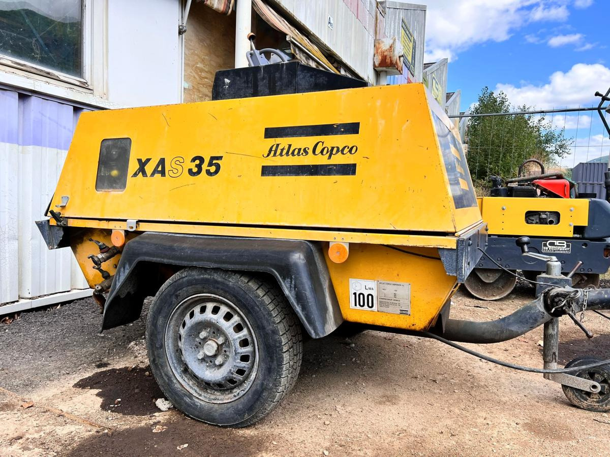 Atlas copco XAS 35 COMPRESSEUR 9BAR SUR REMORQUE (NET DE TVA) - Αεροσυμπιεστής: φωτογραφία 1 Atlas copco XAS 35 COMPRESSEUR 9BAR SUR REMORQUE (NET DE TVA) - Αεροσυμπιεστής: φωτογραφία 1