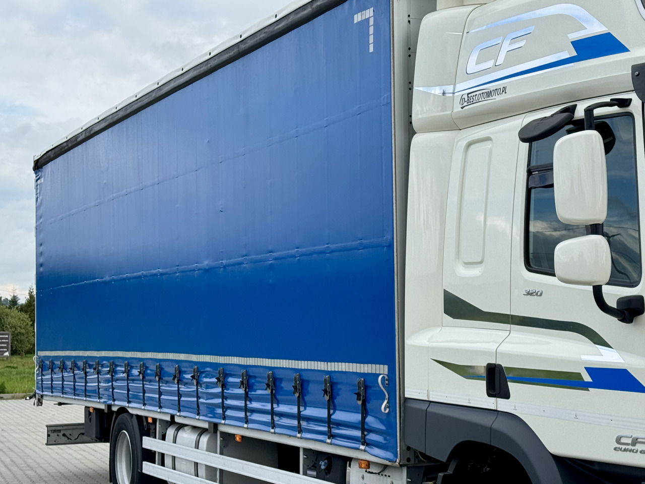 Φορτηγό μουσαμάς DAF CF 320 / FIRANKA / 24 EUROPALETY / SYPIALKA / AUTOMAT / KLIMA POSTOJOWA / 2017 ROK: φωτογραφία 17