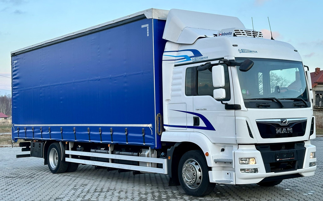 MAN TGM 15.290 / FIRANKA / 20 EUROPALET / AUTOMAT / SYPIALKA / DMC 16 T / 8 400 KG ŁADOWNOŚĆ - Φορτηγό μουσαμάς: φωτογραφία 1 MAN TGM 15.290 / FIRANKA / 20 EUROPALET / AUTOMAT / SYPIALKA / DMC 16 T / 8 400 KG ŁADOWNOŚĆ - Φορτηγό μουσαμάς: φωτογραφία 1
