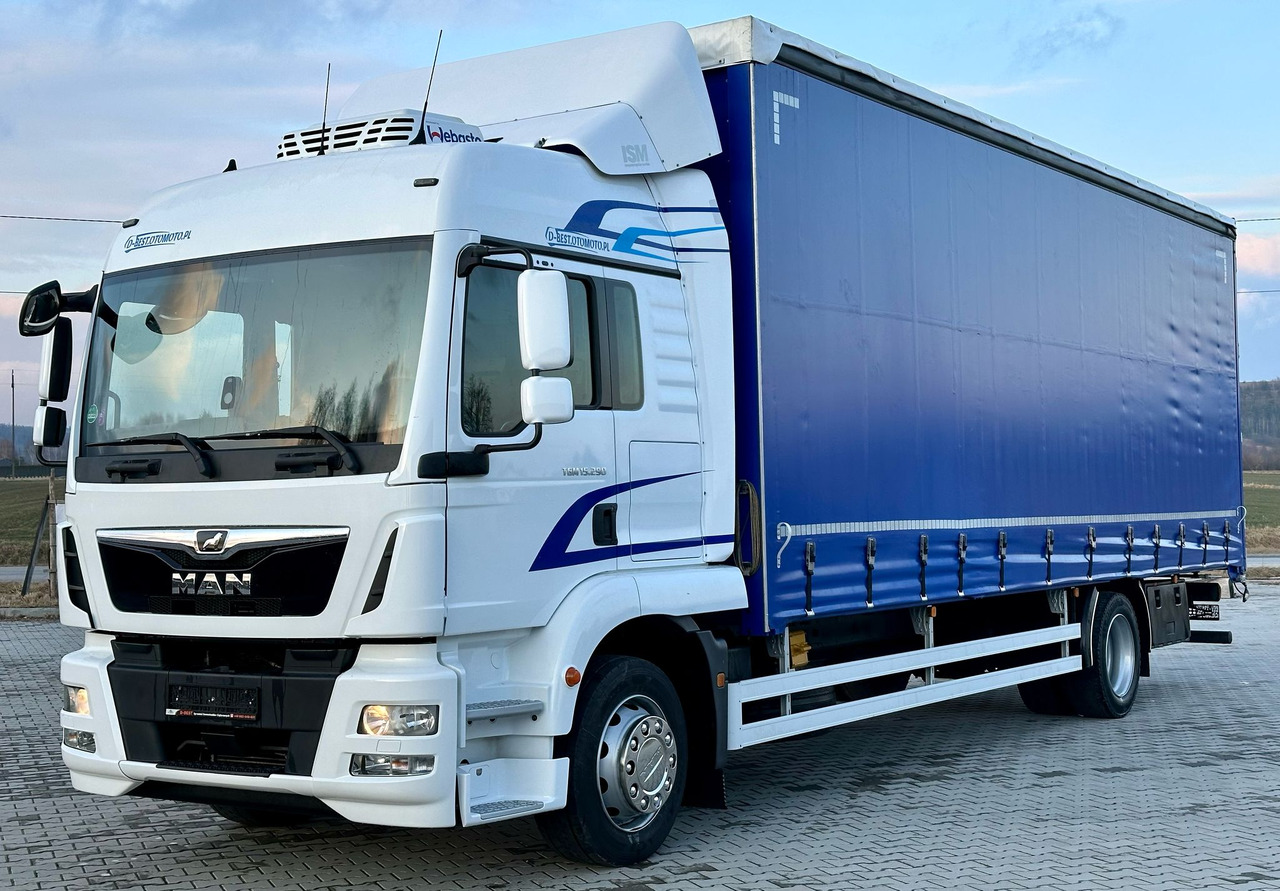 MAN TGM 15.290 / FIRANKA / 20 EUROPALET / AUTOMAT / SYPIALKA / DMC 16 T / 8 400 KG ŁADOWNOŚĆ - Φορτηγό μουσαμάς: φωτογραφία 2 MAN TGM 15.290 / FIRANKA / 20 EUROPALET / AUTOMAT / SYPIALKA / DMC 16 T / 8 400 KG ŁADOWNOŚĆ - Φορτηγό μουσαμάς: φωτογραφία 2