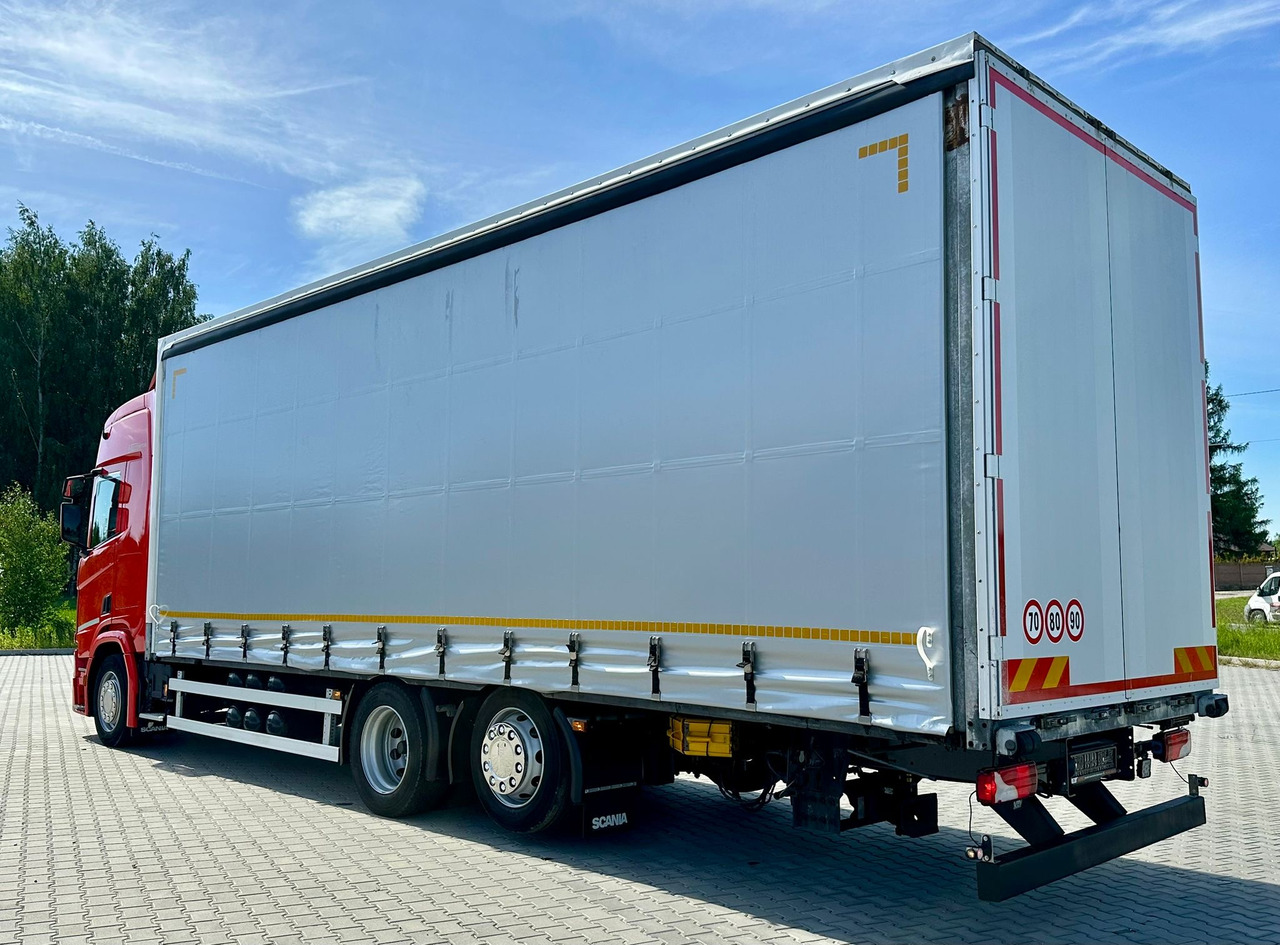 SCANIA R410 / FIRANKA / 21 EUROPALET / 8.5 M DŁUGOŚCI / 6x2 / PODWIESZA - Φορτηγό μουσαμάς: φωτογραφία 3 SCANIA R410 / FIRANKA / 21 EUROPALET / 8.5 M DŁUGOŚCI / 6x2 / PODWIESZA - Φορτηγό μουσαμάς: φωτογραφία 3
