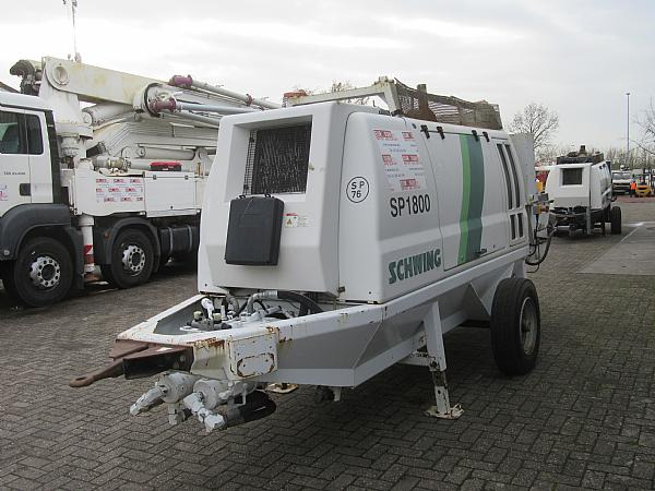 2015 SCHWING SP 1800 D 129KW - Σταθερή αντλία σκυροδέματος: φωτογραφία 3 2015 SCHWING SP 1800 D 129KW - Σταθερή αντλία σκυροδέματος: φωτογραφία 3