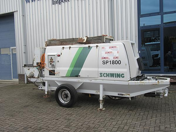 2015 SP 1800 D4 125 KW trailer static pump - Σταθερή αντλία σκυροδέματος: φωτογραφία 1 2015 SP 1800 D4 125 KW trailer static pump - Σταθερή αντλία σκυροδέματος: φωτογραφία 1