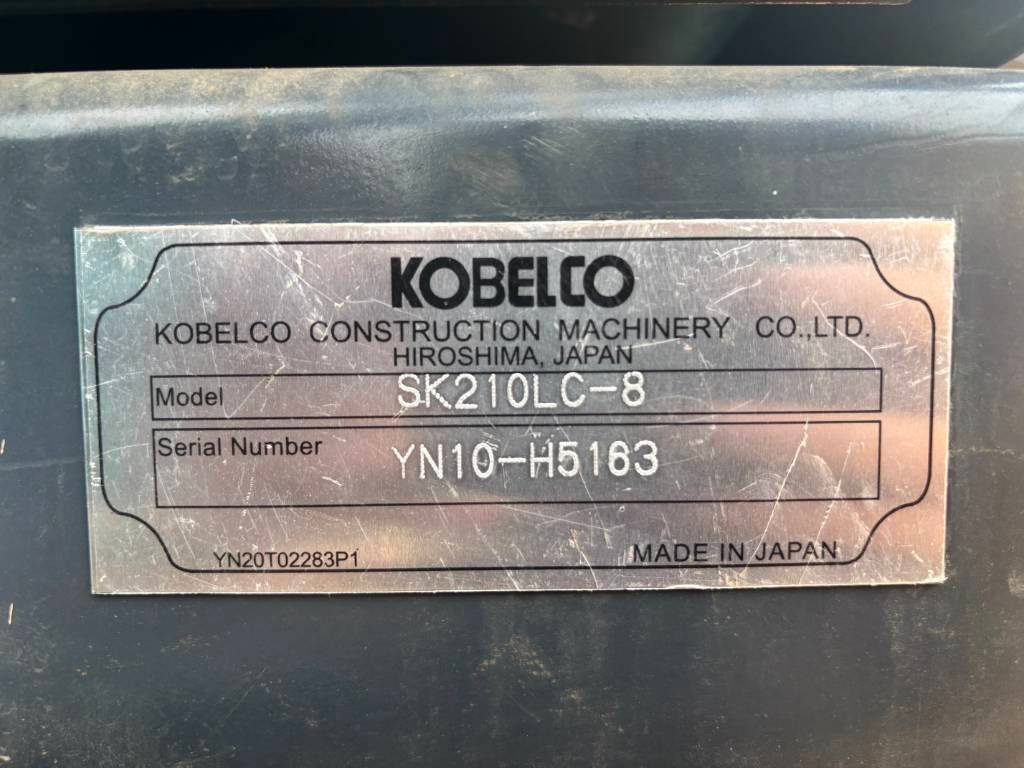 Ερπυστριοφόρος εκσκαφέας Kobelco SK 210: φωτογραφία 18