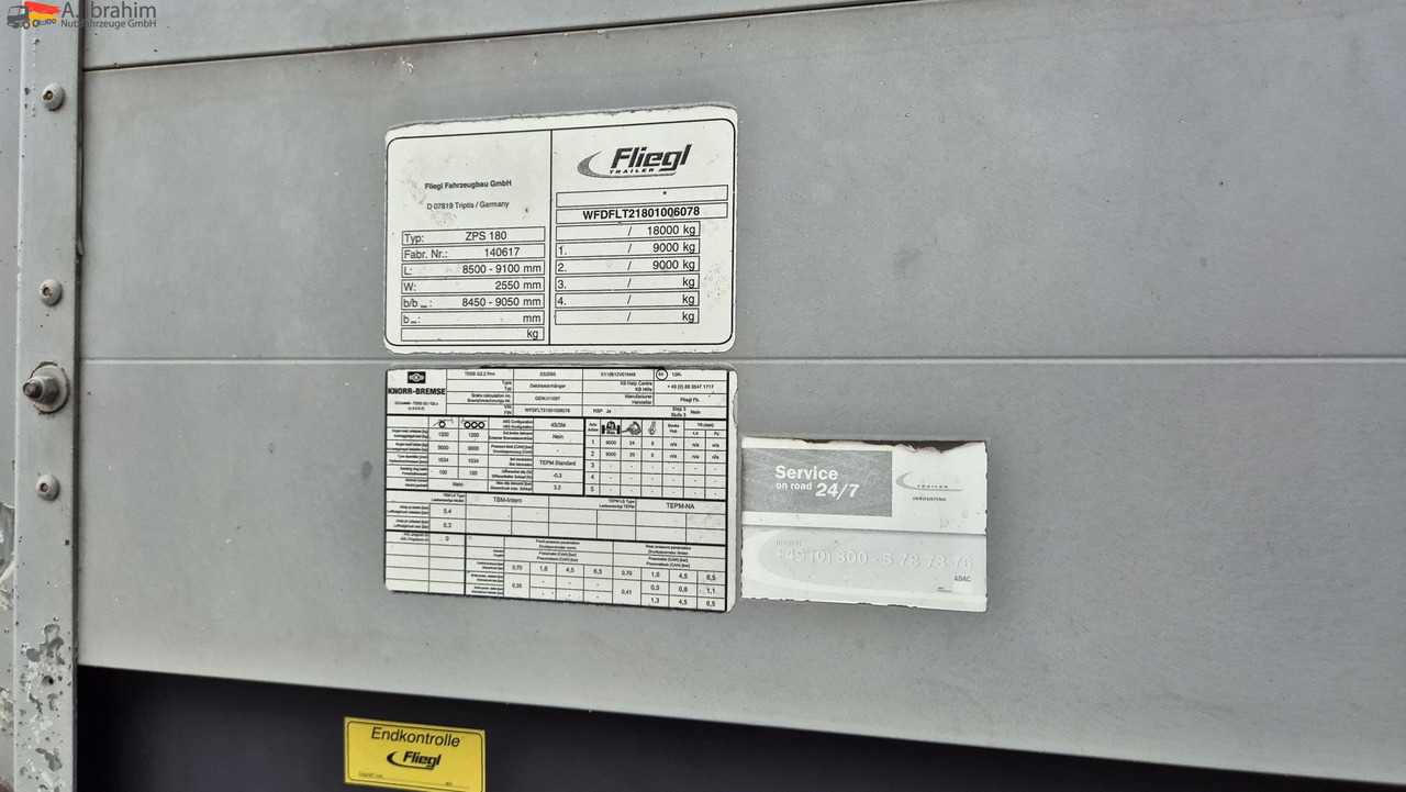 Fliegl Baustoffpritsche - Τρέιλερ πλατφόρμα/ Καρότσα: φωτογραφία 2 Fliegl Baustoffpritsche - Τρέιλερ πλατφόρμα/ Καρότσα: φωτογραφία 2