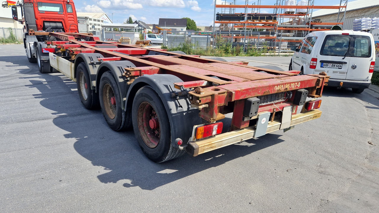Επικαθήμενο μεταφοράς εμπορευματοκιβωτίων/ Κινητό αμάξωμα Krone SD Containerchassis 2x 20, 30, 40 ft deutscher Auflieger, ausziehbar: φωτογραφία 7 Επικαθήμενο μεταφοράς εμπορευματοκιβωτίων/ Κινητό αμάξωμα Krone SD Containerchassis 2x 20, 30, 40 ft deutscher Auflieger, ausziehbar: φωτογραφία 7