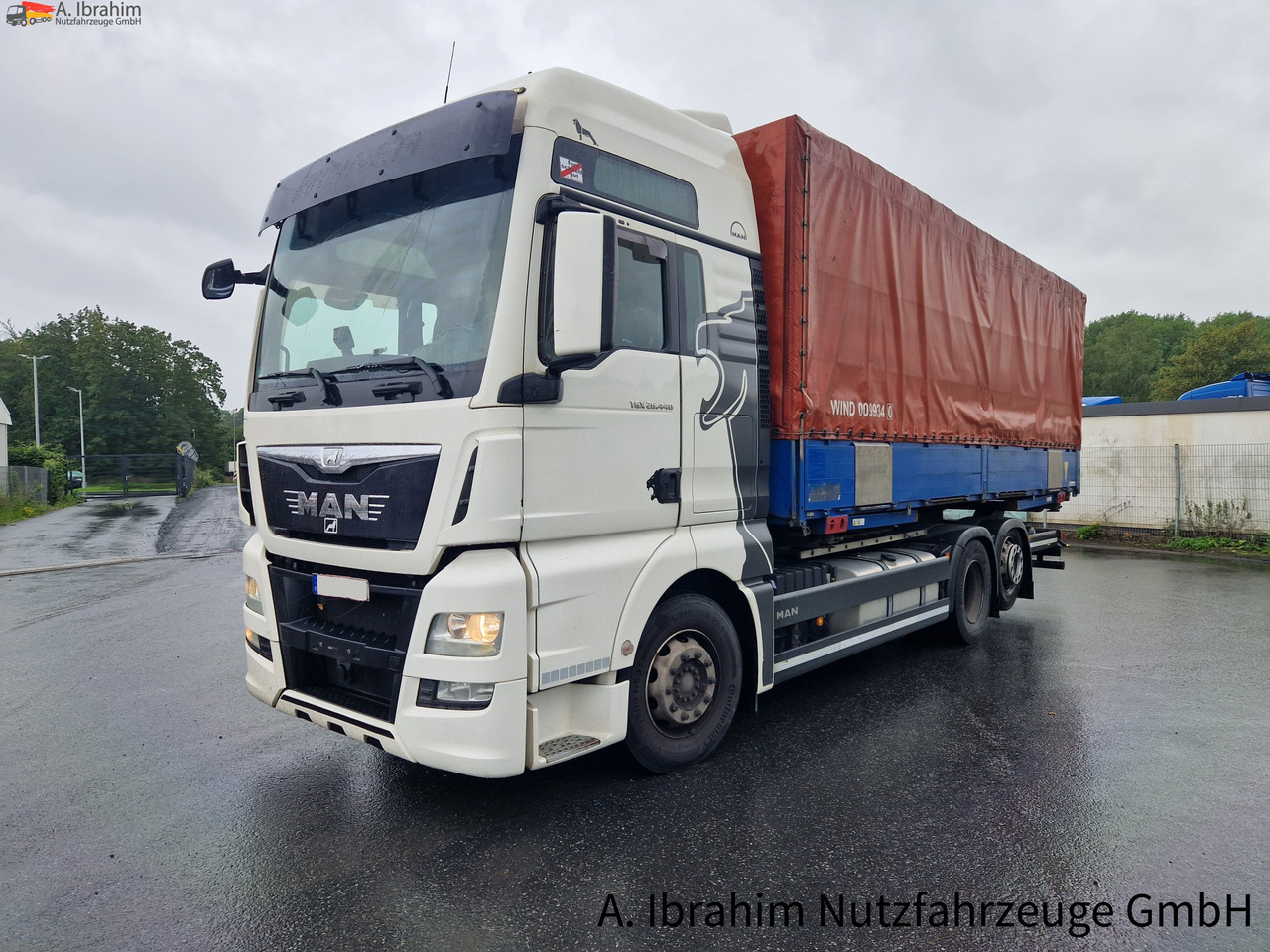 MAN TGX 26.440 BDF Chassis mit Brücke möglich - Φορτηγό μουσαμάς: φωτογραφία 1 MAN TGX 26.440 BDF Chassis mit Brücke möglich - Φορτηγό μουσαμάς: φωτογραφία 1