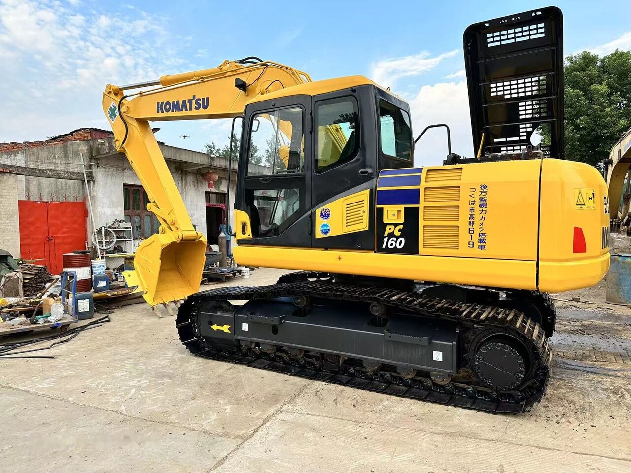Komatsu PC160 - Ερπυστριοφόρος εκσκαφέας: φωτογραφία 3 Komatsu PC160 - Ερπυστριοφόρος εκσκαφέας: φωτογραφία 3