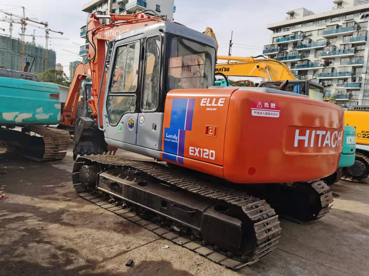 Ερπυστριοφόρος εκσκαφέας HITACHI EX120-2: φωτογραφία 7