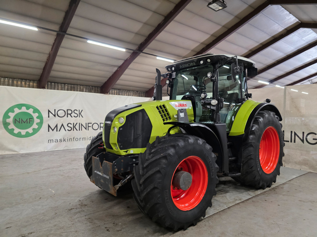 CLAAS Arion 660 C-Matic - Τρακτέρ: φωτογραφία 1 CLAAS Arion 660 C-Matic - Τρακτέρ: φωτογραφία 1