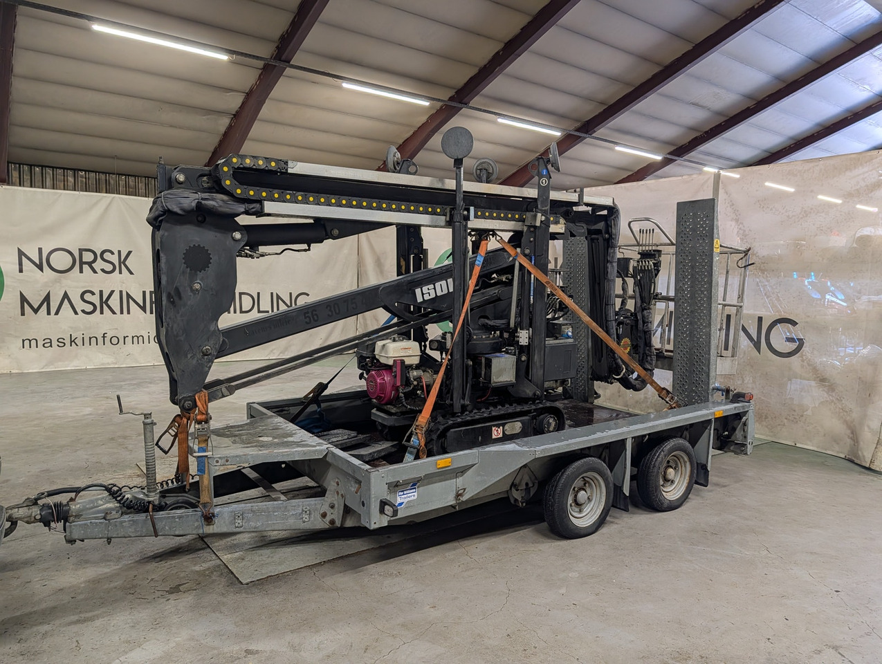 Isoli Easylift R160 på henger - Καλαθοφόρο με ερπύστριες: φωτογραφία 1 Isoli Easylift R160 på henger - Καλαθοφόρο με ερπύστριες: φωτογραφία 1