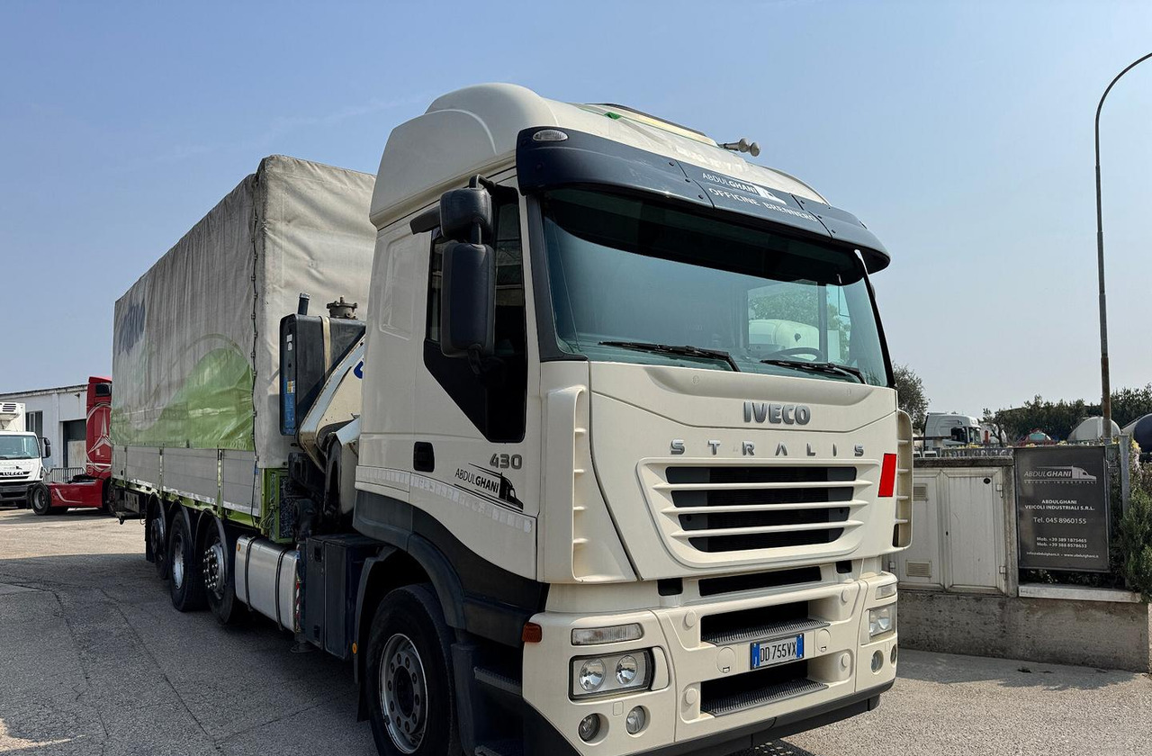 IVECO 430 - 4 ASSI STRADALE CON GRU - Φορτηγό μουσαμάς, Φορτηγό με γερανό: φωτογραφία 2 IVECO 430 - 4 ASSI STRADALE CON GRU - Φορτηγό μουσαμάς, Φορτηγό με γερανό: φωτογραφία 2
