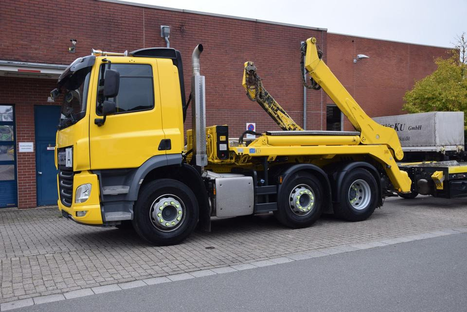 DAF CF 450 Meiller Absetzkip. Vorlauf. Lenk Funk - Φορτηγό καδοφόρος φορτωτής: φωτογραφία 2 DAF CF 450 Meiller Absetzkip. Vorlauf. Lenk Funk - Φορτηγό καδοφόρος φορτωτής: φωτογραφία 2