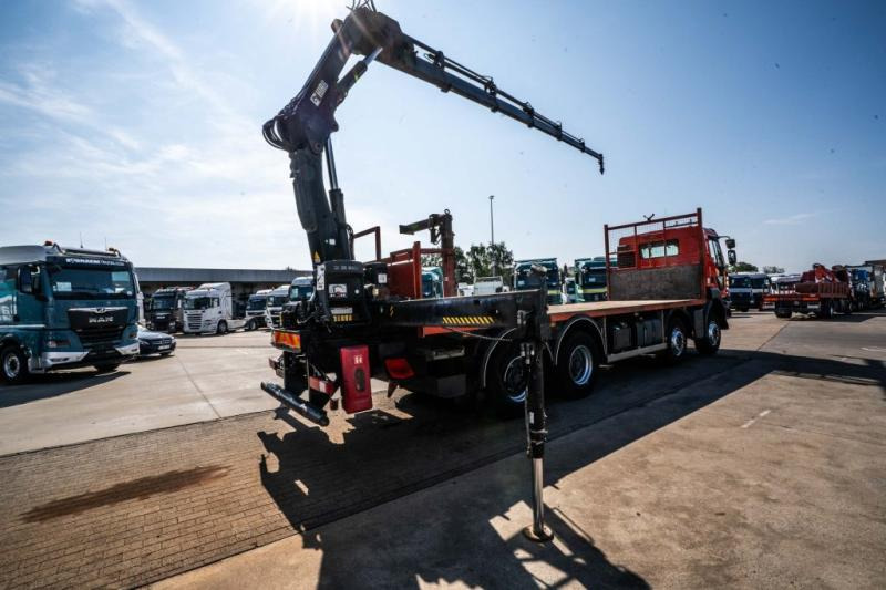 Renault KERAX 430 DXI+ HIAB 16 T/m + 5 EXT - Φορτηγό με ανοιχτή καρότσα, Φορτηγό με γερανό: φωτογραφία 4 Renault KERAX 430 DXI+ HIAB 16 T/m + 5 EXT - Φορτηγό με ανοιχτή καρότσα, Φορτηγό με γερανό: φωτογραφία 4