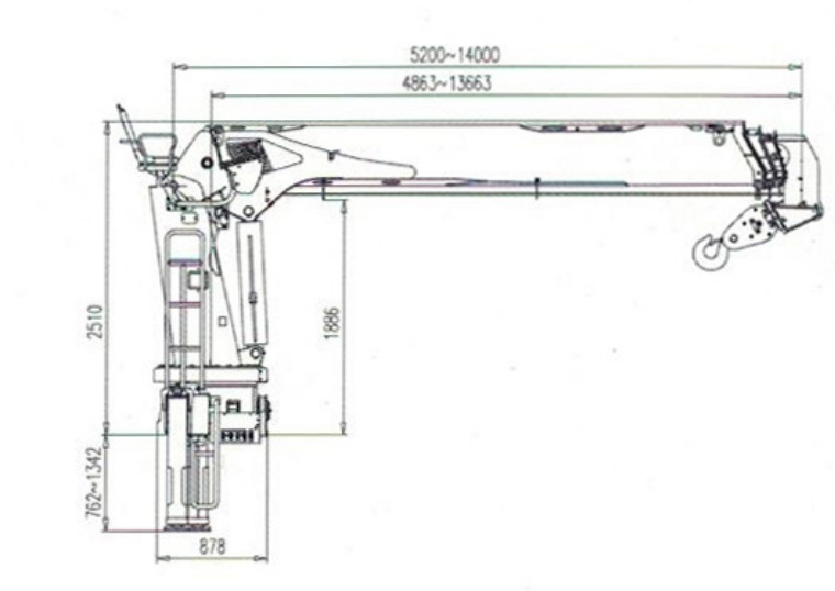 JSIE JSIE5310SCD - Φορτηγό με γερανό: φωτογραφία 3 JSIE JSIE5310SCD - Φορτηγό με γερανό: φωτογραφία 3