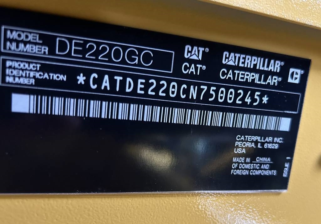 Καινούριο Βιομηχανική γεννήτρια CAT DE220GC - 220 kVA Stand-by Generator - DPX-18212: φωτογραφία 17 Καινούριο Βιομηχανική γεννήτρια CAT DE220GC - 220 kVA Stand-by Generator - DPX-18212: φωτογραφία 17