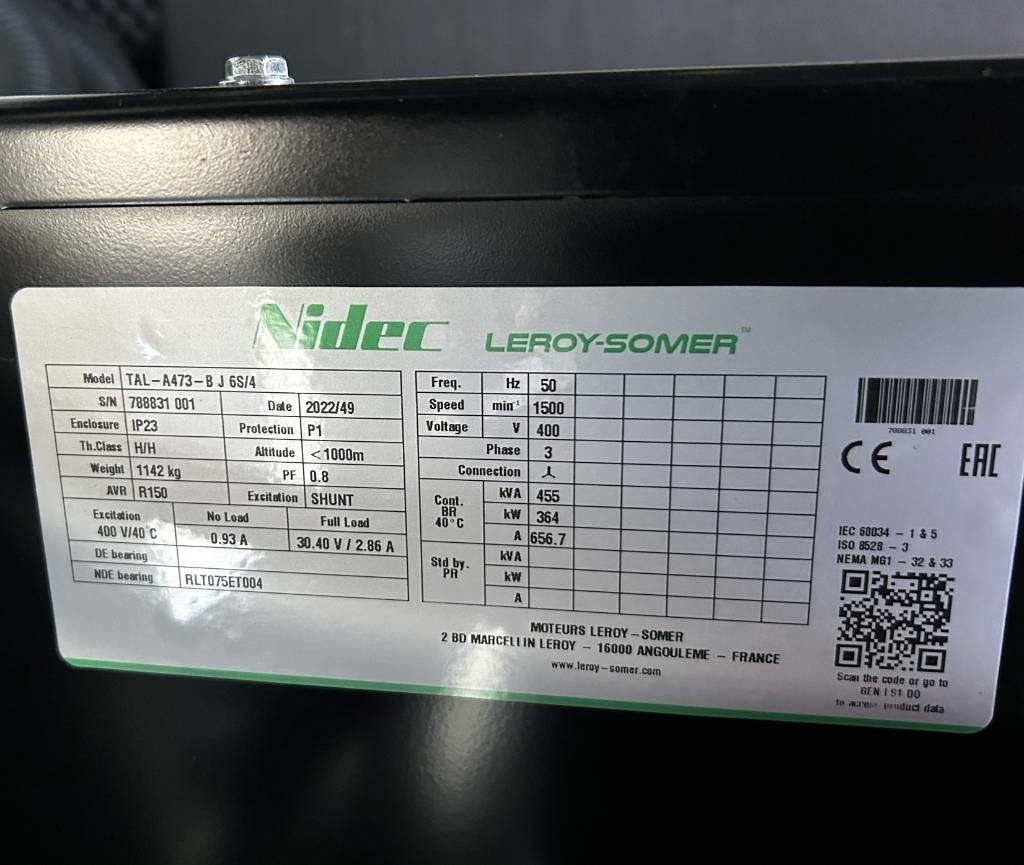 Καινούριο Βιομηχανική γεννήτρια Cummins 6ZTAA13-G4 - 500 kVA Generator - DPX-19845: φωτογραφία 18