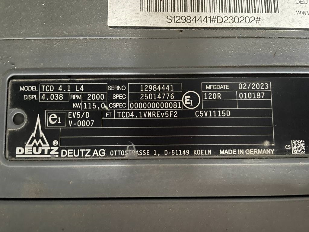 Καινούριο Βιομηχανική γεννήτρια Deutz TCD4.1L4 - 105 kVA Stage V Generator - DPX-19011: φωτογραφία 17 Καινούριο Βιομηχανική γεννήτρια Deutz TCD4.1L4 - 105 kVA Stage V Generator - DPX-19011: φωτογραφία 17