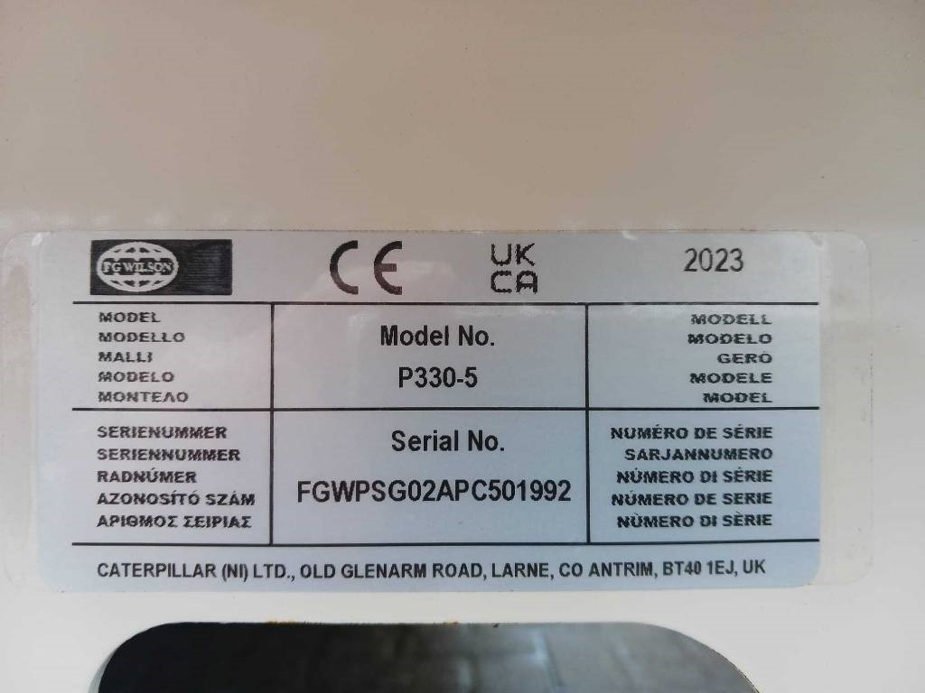 Leasing FG Wilson P330-5 - 330 kVA Genset - DPX-16016  FG Wilson P330-5 - 330 kVA Genset - DPX-16016: φωτογραφία 21