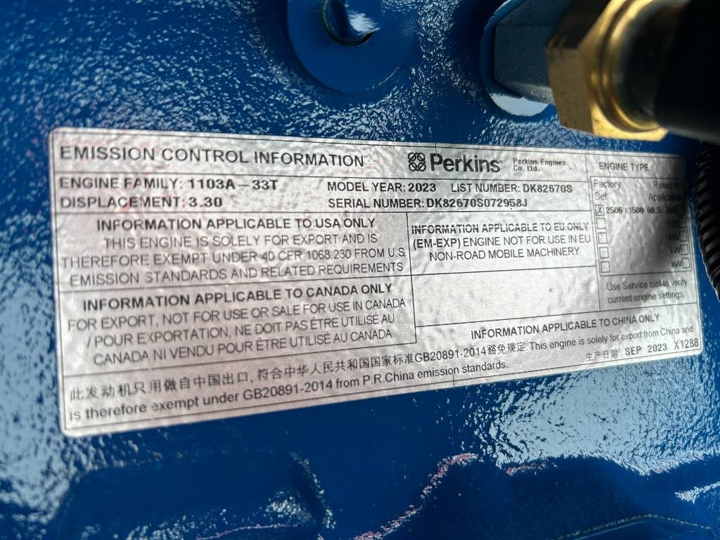 Καινούριο Βιομηχανική γεννήτρια FG Wilson P55-3 - 55 kVA Genset - DPX-16005: φωτογραφία 9