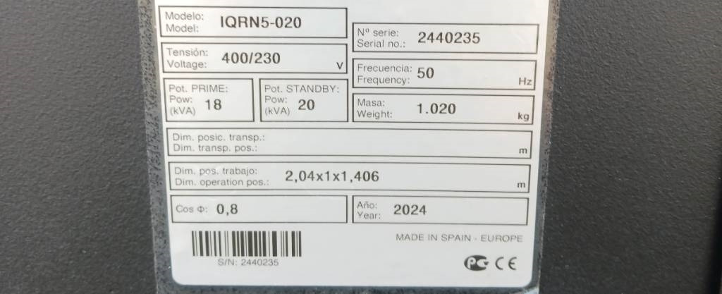 Kubota V2203M - 20 kVA Stage V - DPX-19003 - Βιομηχανική γεννήτρια: φωτογραφία 5 Kubota V2203M - 20 kVA Stage V - DPX-19003 - Βιομηχανική γεννήτρια: φωτογραφία 5