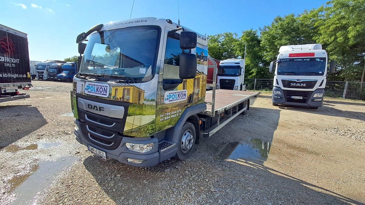 DAF LF230 FA 108/ZPL + NACZEPA REDOS - Φορτηγό με ανοιχτή καρότσα: φωτογραφία 2 DAF LF230 FA 108/ZPL + NACZEPA REDOS - Φορτηγό με ανοιχτή καρότσα: φωτογραφία 2