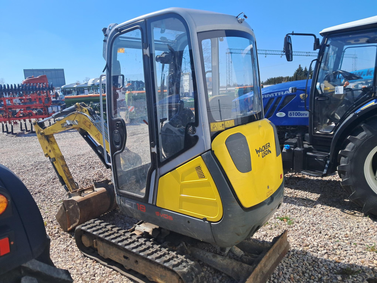 Minikoparka gąsienicowa WACKER NEUSON ET18 - 2021 - 1597 mth - 3 łyżki - Μίνι εκσκαφέας: φωτογραφία 3 Minikoparka gąsienicowa WACKER NEUSON ET18 - 2021 - 1597 mth - 3 łyżki - Μίνι εκσκαφέας: φωτογραφία 3