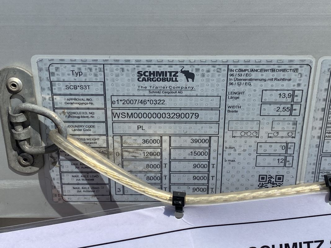 SCHMITZ CARGOBULL SCB S3T FIRANA - Τρέιλερ κουρτίνα: φωτογραφία 5 SCHMITZ CARGOBULL SCB S3T FIRANA - Τρέιλερ κουρτίνα: φωτογραφία 5