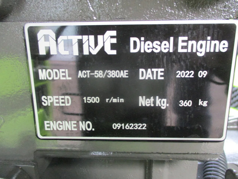 Καινούριο Βιομηχανική γεννήτρια Active ACT-58/380AE , New Diesel generator , 48 KVA , 3 Phase , 2 Pieces in stock: φωτογραφία 14