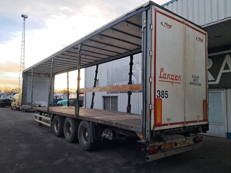 Fliegl 3x Ror Axle , Flat Trailer - Επικαθήμενο κουρτίνα: φωτογραφία 4 Fliegl 3x Ror Axle , Flat Trailer - Επικαθήμενο κουρτίνα: φωτογραφία 4
