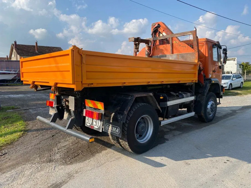 MAN LE 18-280 , 4X4 , Tipper , Palfinger PK 9501 - Φορτηγό ανατρεπόμενο, Φορτηγό με γερανό: φωτογραφία 4 MAN LE 18-280 , 4X4 , Tipper , Palfinger PK 9501 - Φορτηγό ανατρεπόμενο, Φορτηγό με γερανό: φωτογραφία 4