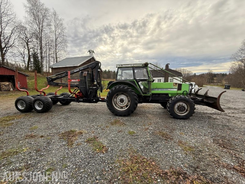 1981 Deutz DX 110A m/ tømmerhenger - Τρακτέρ: φωτογραφία 4 1981 Deutz DX 110A m/ tømmerhenger - Τρακτέρ: φωτογραφία 4