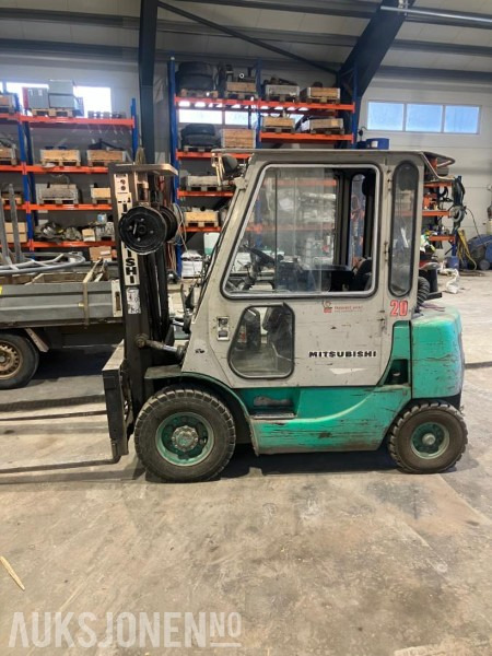 1994 Mitsubishi FD- 20/Cap, gaffeltruck - Ανυψωτικό μηχάνημα: φωτογραφία 2 1994 Mitsubishi FD- 20/Cap, gaffeltruck - Ανυψωτικό μηχάνημα: φωτογραφία 2