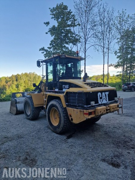 Ελαστιχοφόρος φορτωτής 1999 Cat IT14G hjullaster snø skuffe/grus skuffe 10039 timer: φωτογραφία 9