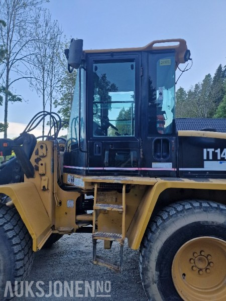 Ελαστιχοφόρος φορτωτής 1999 Cat IT14G hjullaster snø skuffe/grus skuffe 10039 timer: φωτογραφία 14